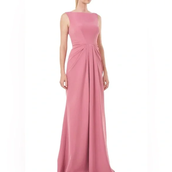 kay unger long dresses Kay Unger Mikado Long Evening Dress 55116545